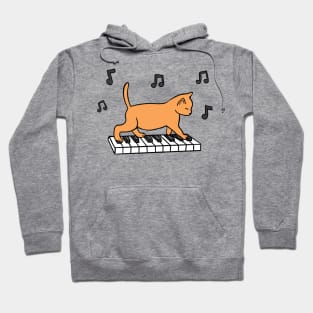 Piano Cat Hoodie